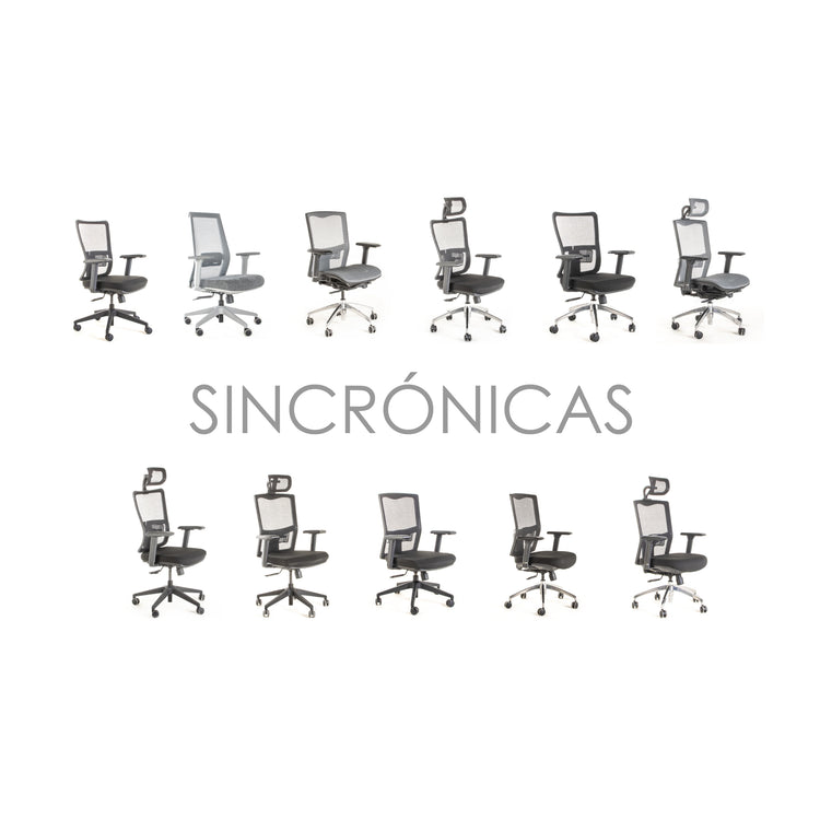 Todas las sillas con Mecanismo Sincrónico