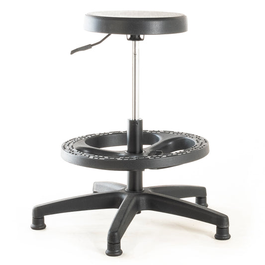 Piso de Laboratorio LAB-STOOL Aro Nylon y Patines