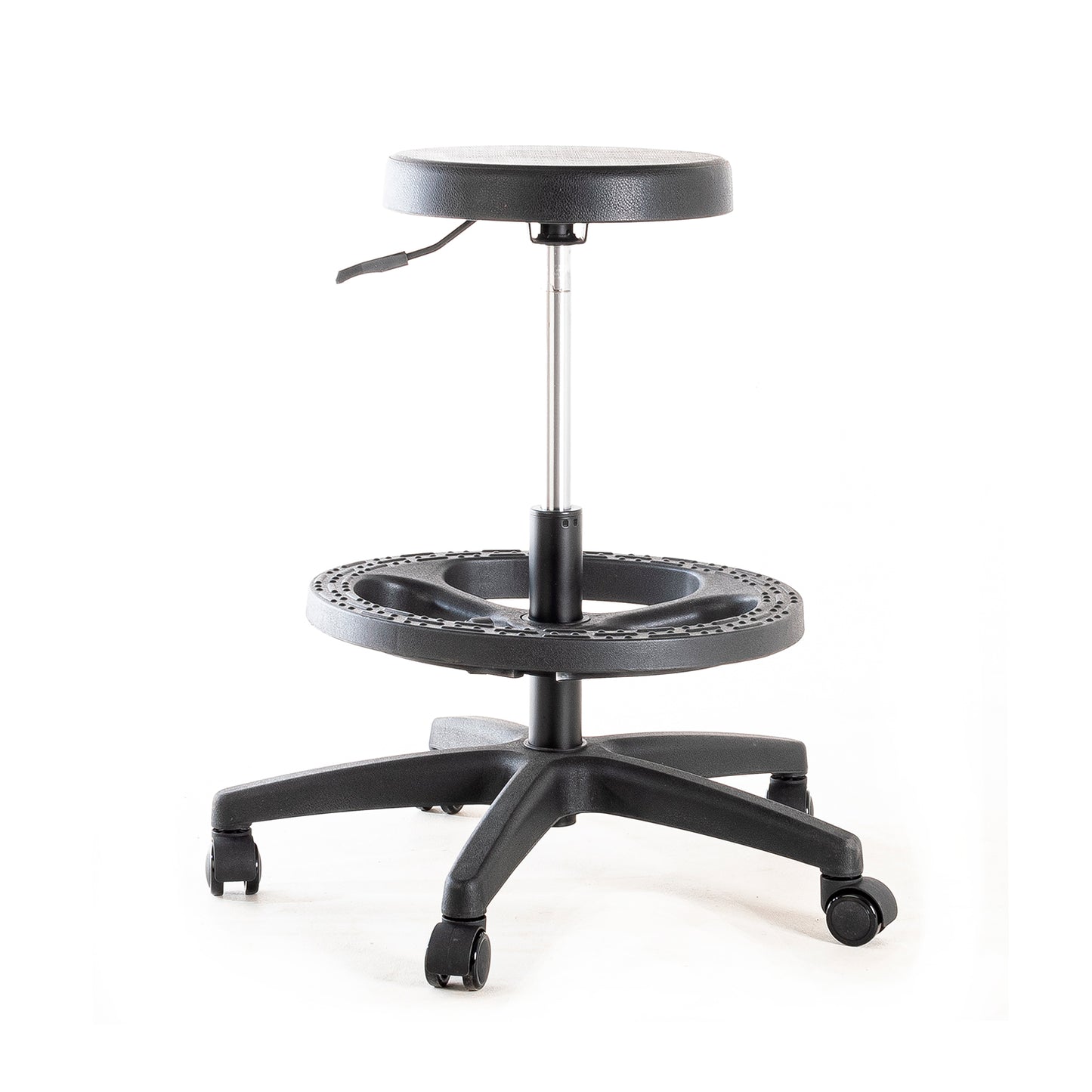 Piso de Laboratorio LAB-STOOL Aro Nylon y Ruedas PU