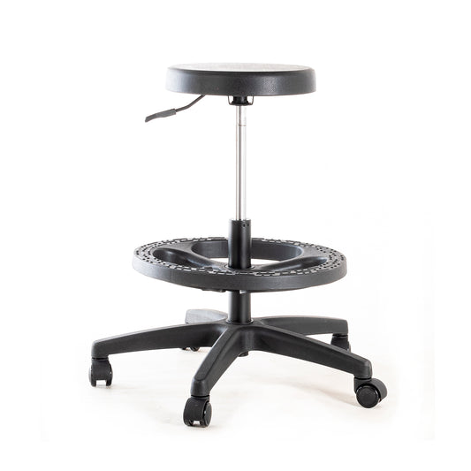 Piso de Laboratorio LAB-STOOL Aro Nylon y Ruedas PU