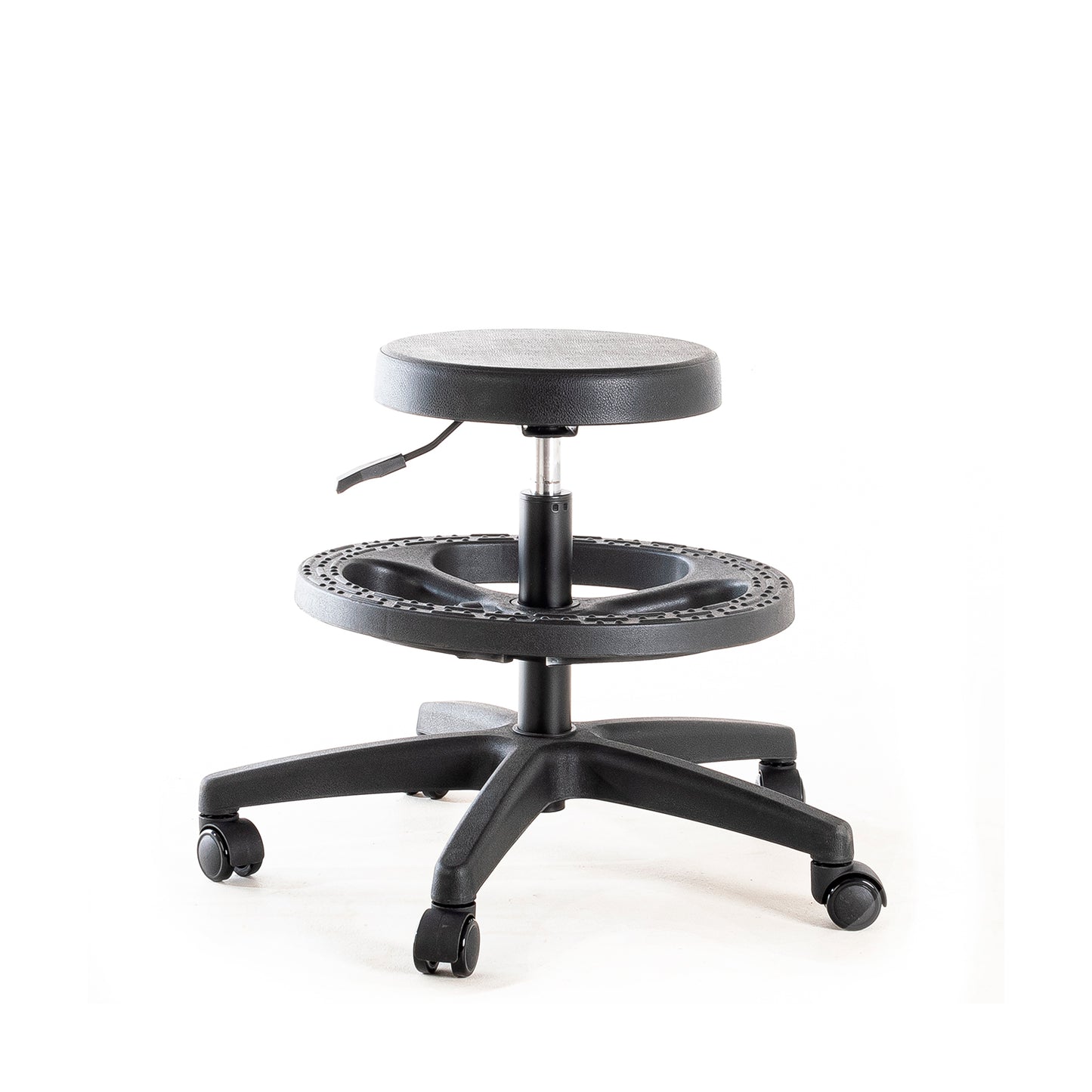 Piso de Laboratorio LAB-STOOL Aro Nylon y Ruedas PU