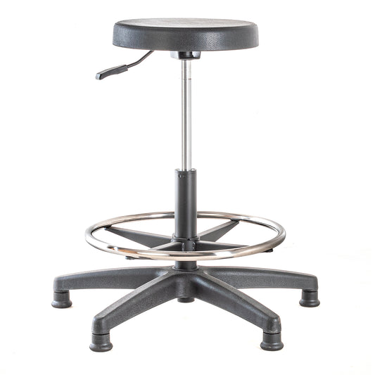 Piso de Laboratorio LAB-STOOL Aro Acero y Patines