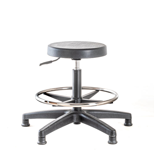 Piso de Laboratorio LAB-STOOL Aro Acero y Patines