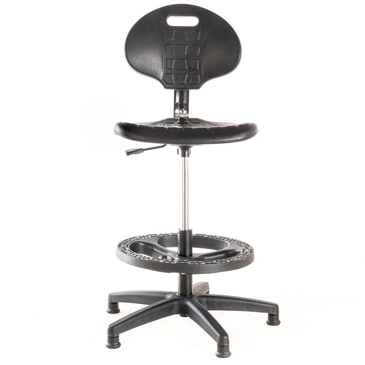 Silla de Laboratorio LAB-Tulip Aro Nylon y Patines