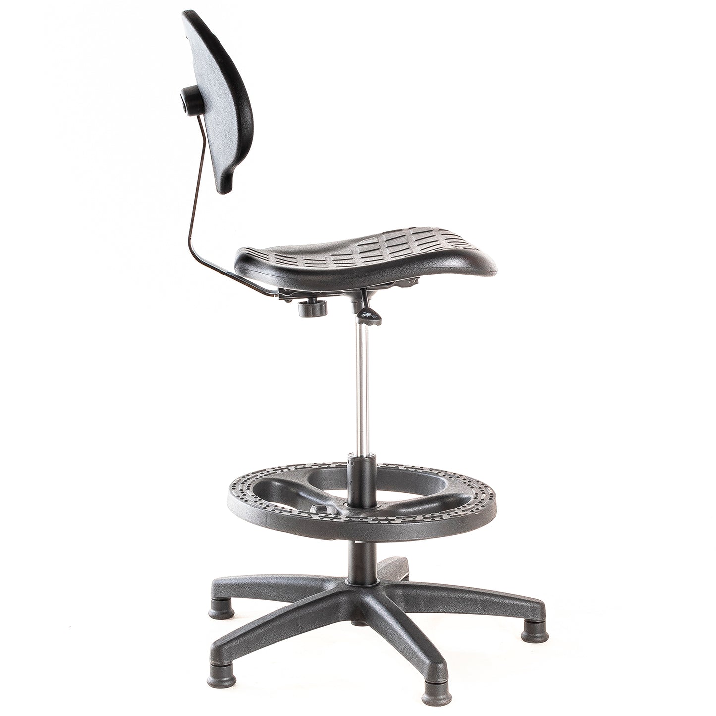 Silla de Laboratorio LAB-Tulip Aro Nylon y Patines