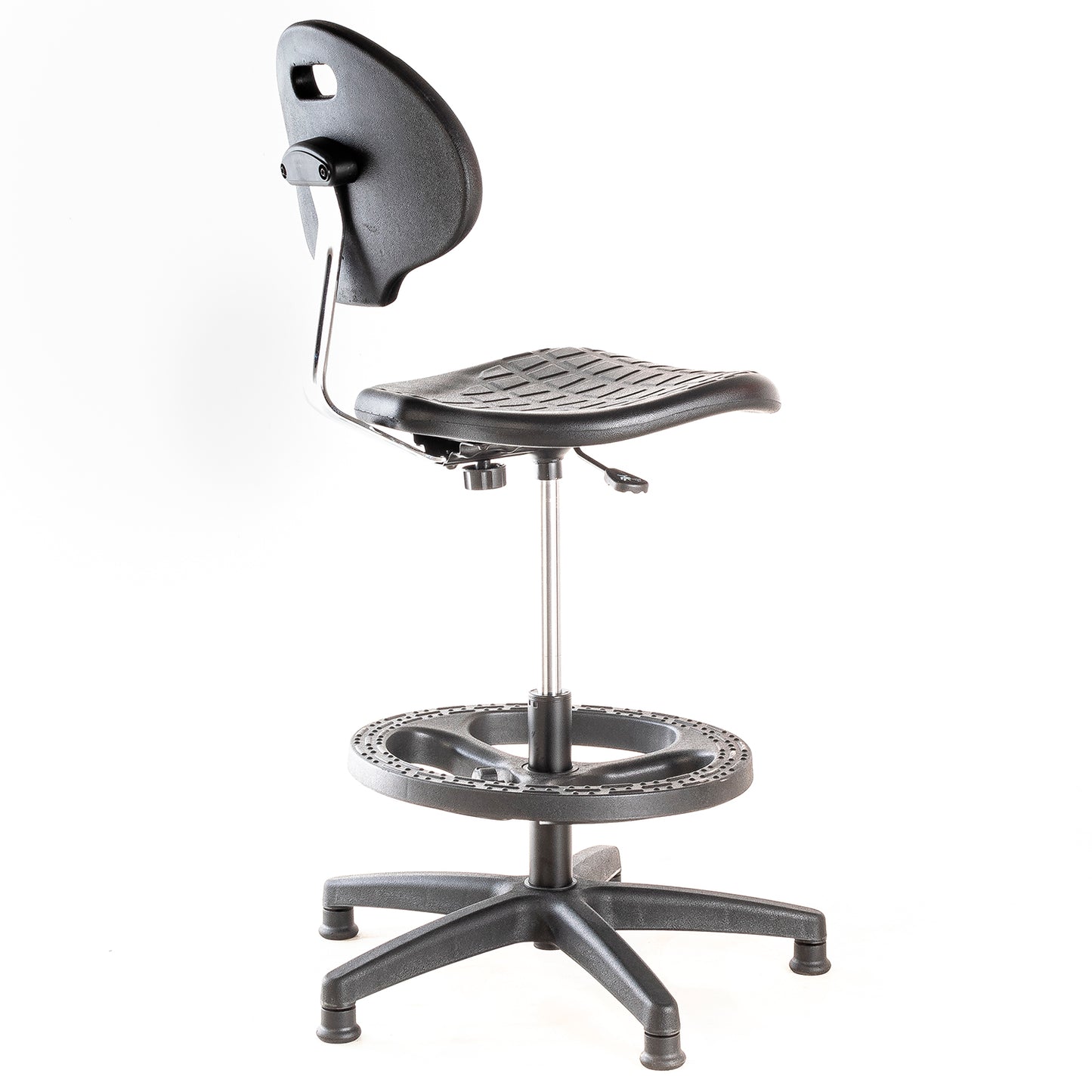 Silla de Laboratorio LAB-Tulip Aro Nylon y Patines