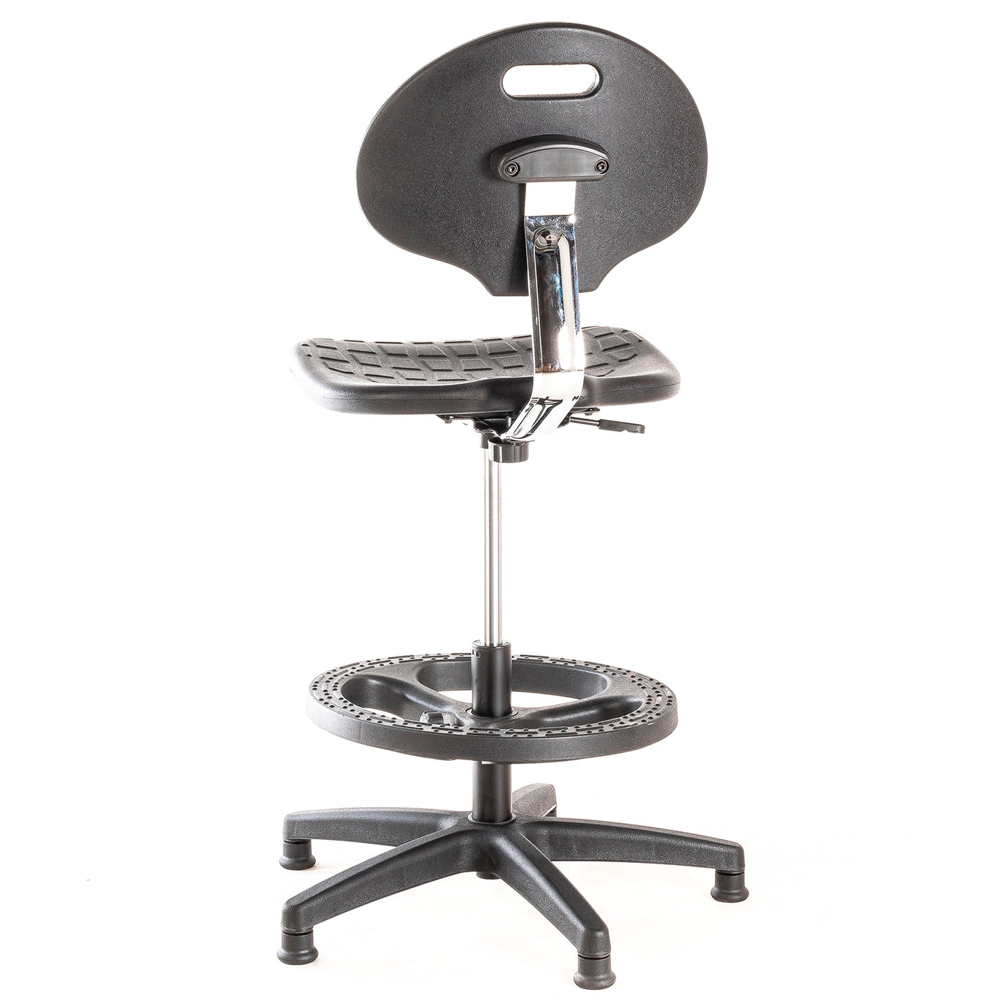 Silla de Laboratorio LAB-Tulip Aro Nylon y Patines