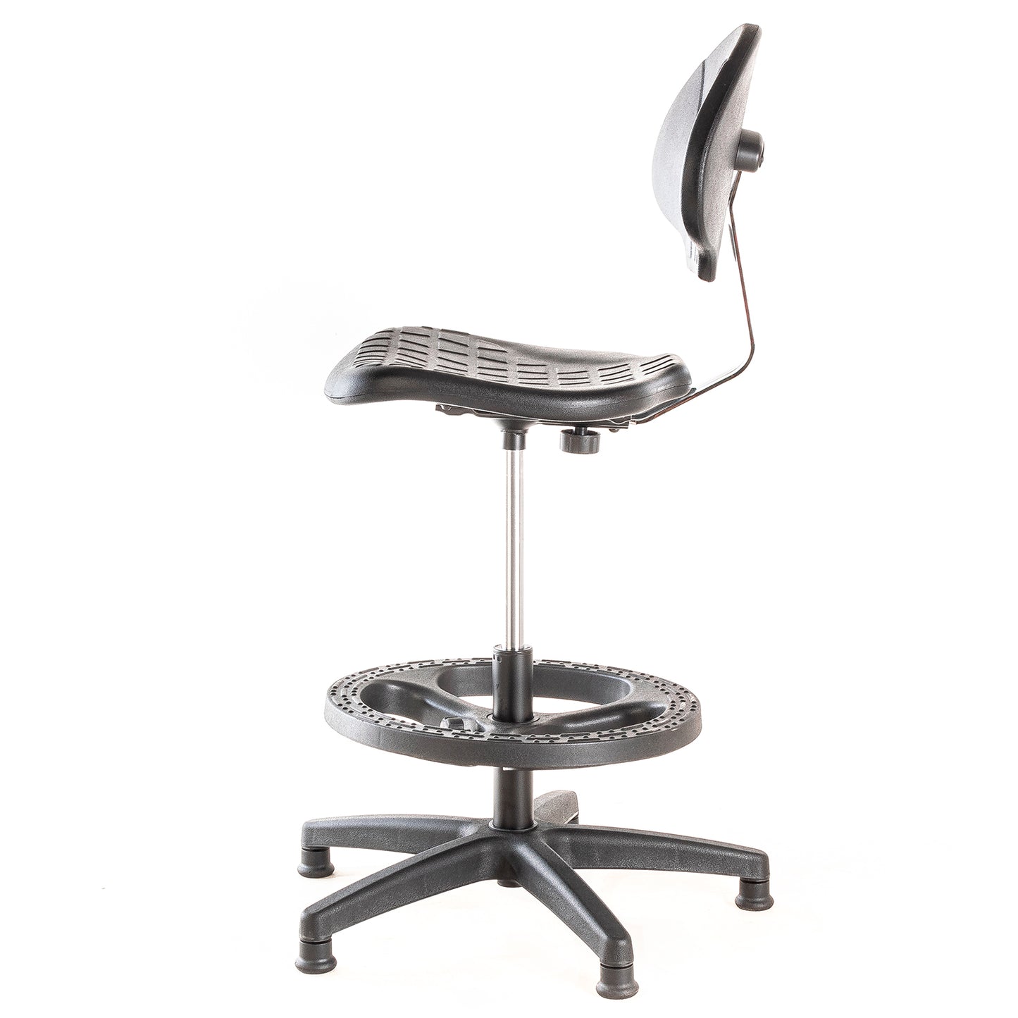 Silla de Laboratorio LAB-Tulip Aro Nylon y Patines