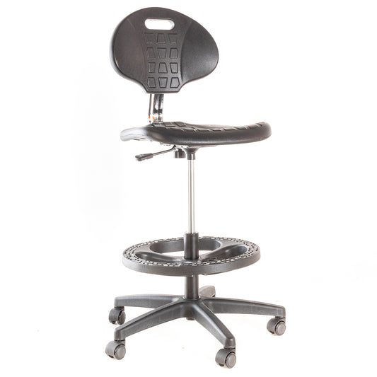 Silla de Laboratorio LAB-TULIP Aro Nylon y Ruedas PU