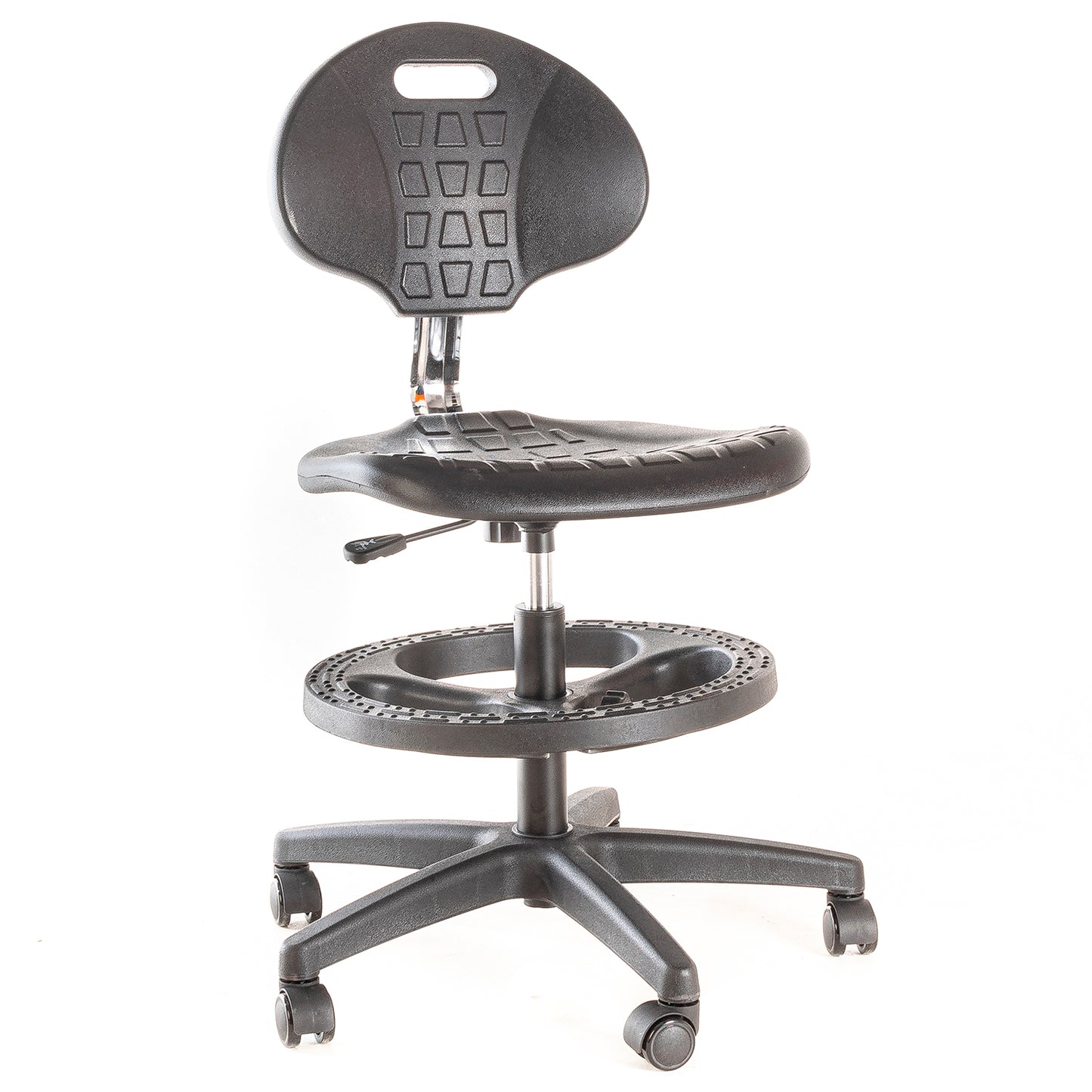 Silla de Laboratorio LAB-TULIP Aro Nylon y Ruedas PU