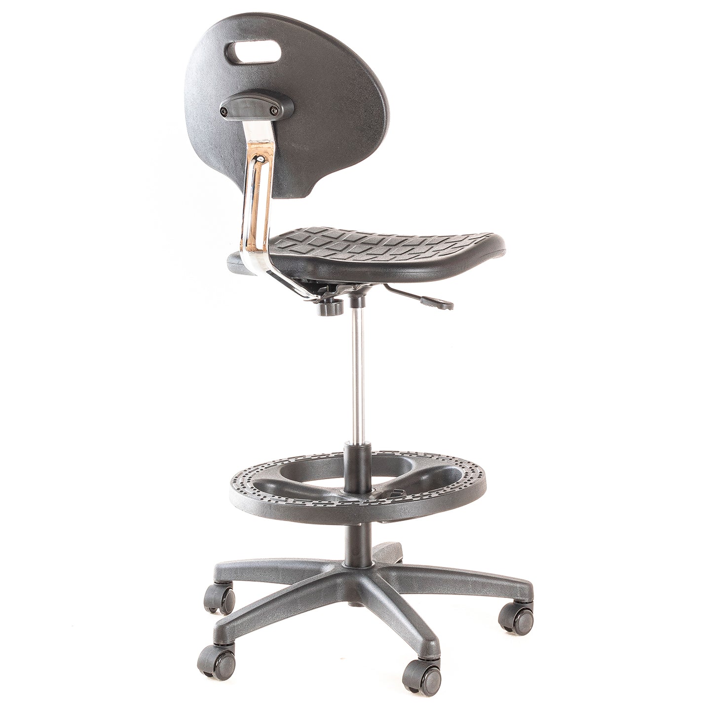 Silla de Laboratorio LAB-TULIP Aro Nylon y Ruedas PU