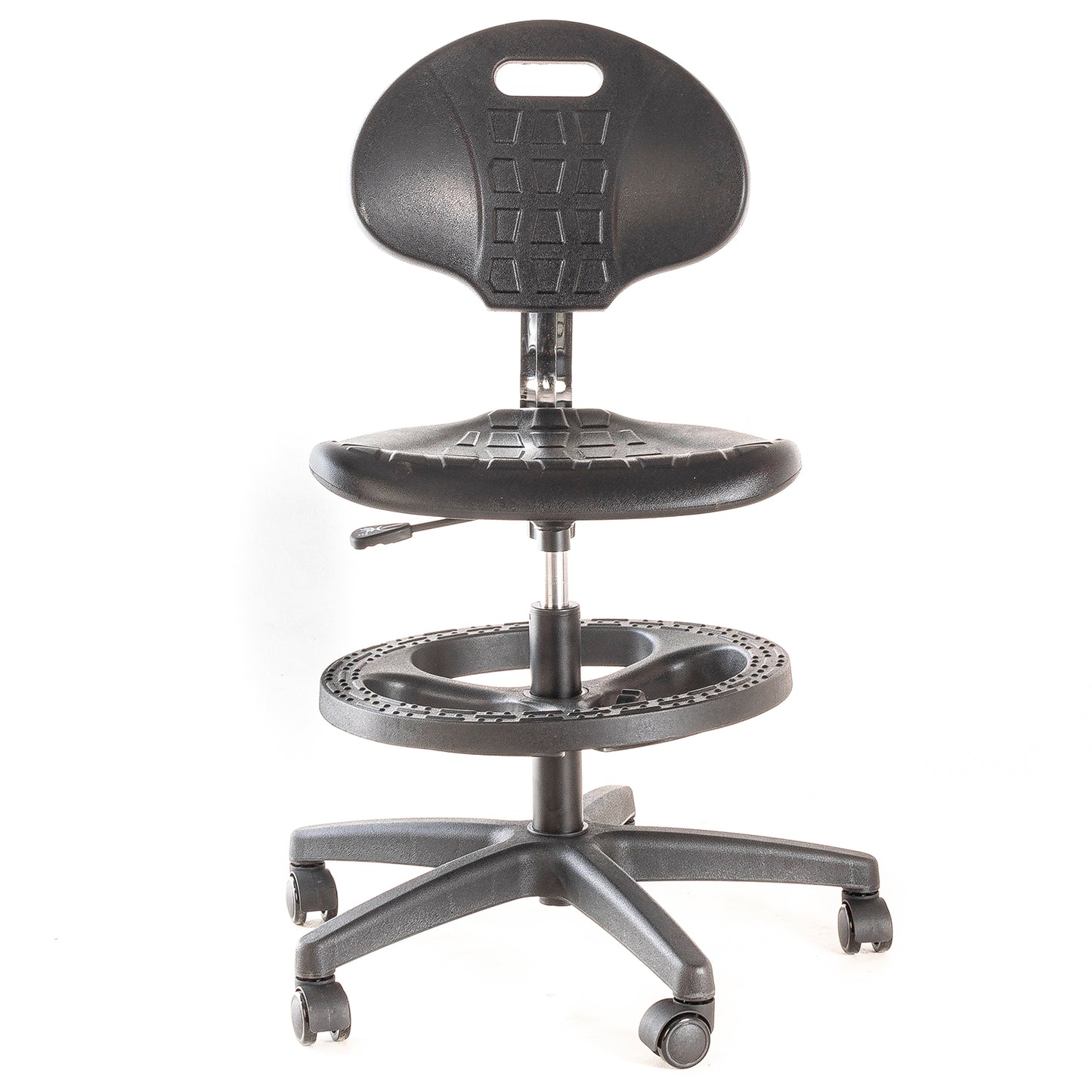 Silla de Laboratorio LAB-TULIP Aro Nylon y Ruedas PU