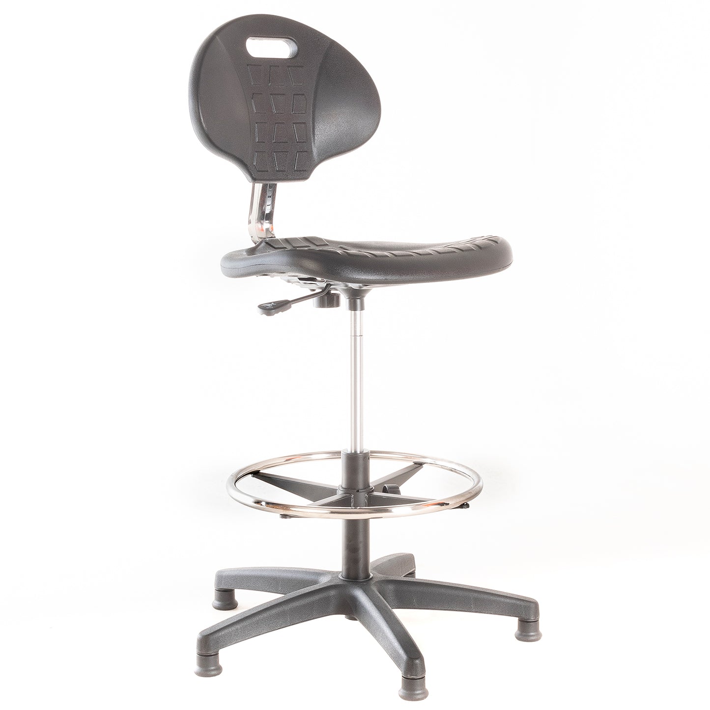 Silla de Laboratorio LAB-TULIP Aro Acero y Patines