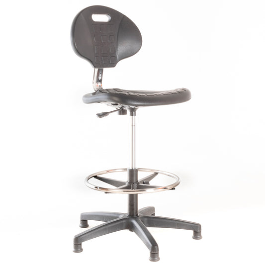 Silla de Laboratorio LAB-TULIP Aro Acero y Patines