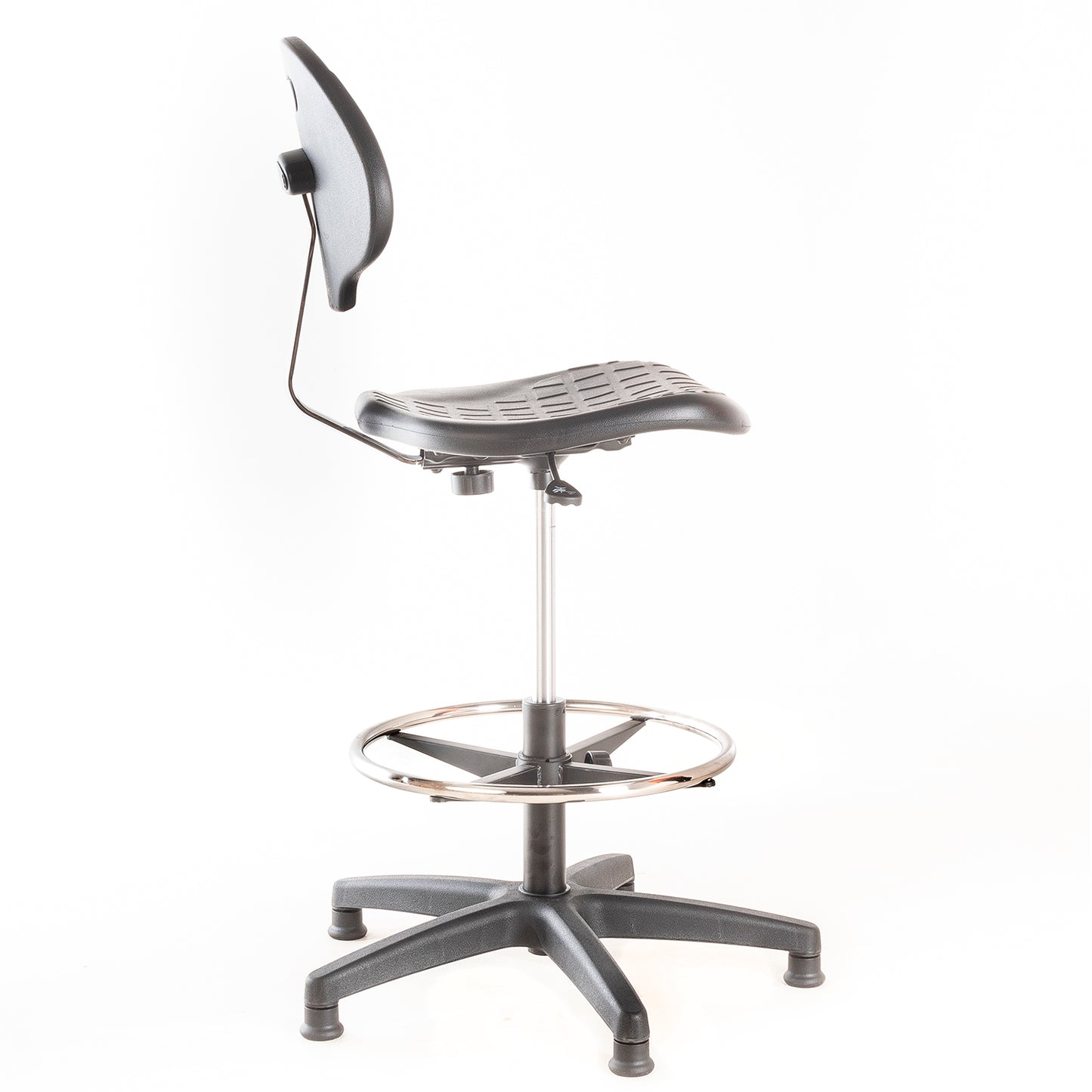 Silla de Laboratorio LAB-TULIP Aro Acero y Patines