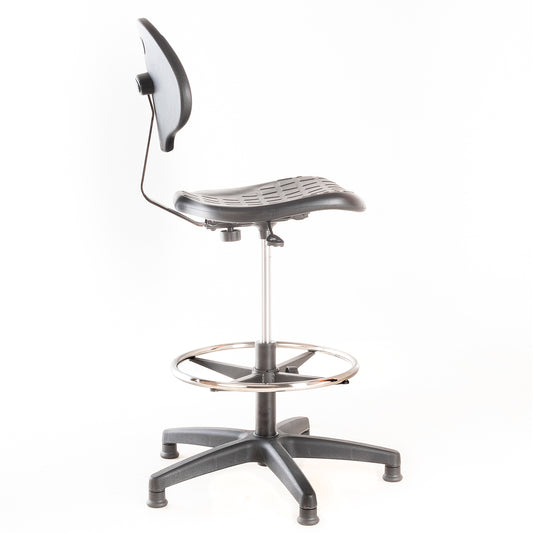 Silla de Laboratorio LAB-TULIP Aro Acero y Patines