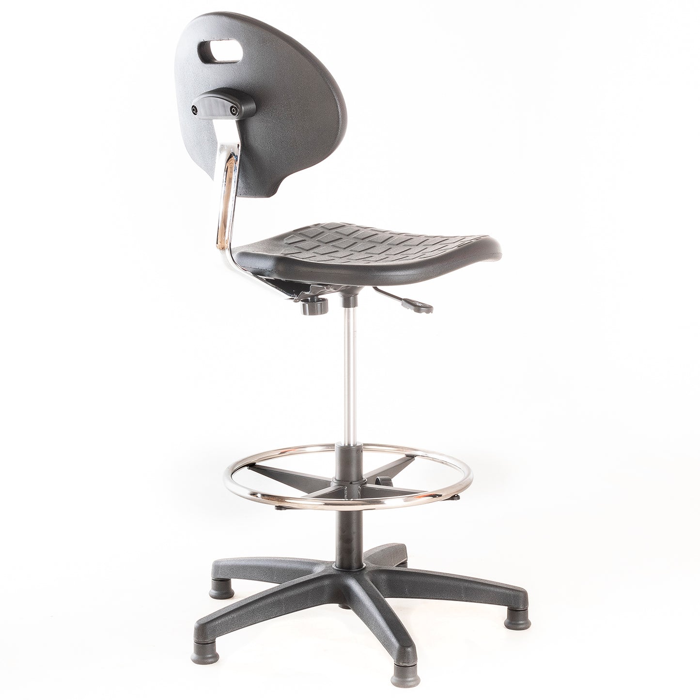 Silla de Laboratorio LAB-TULIP Aro Acero y Patines