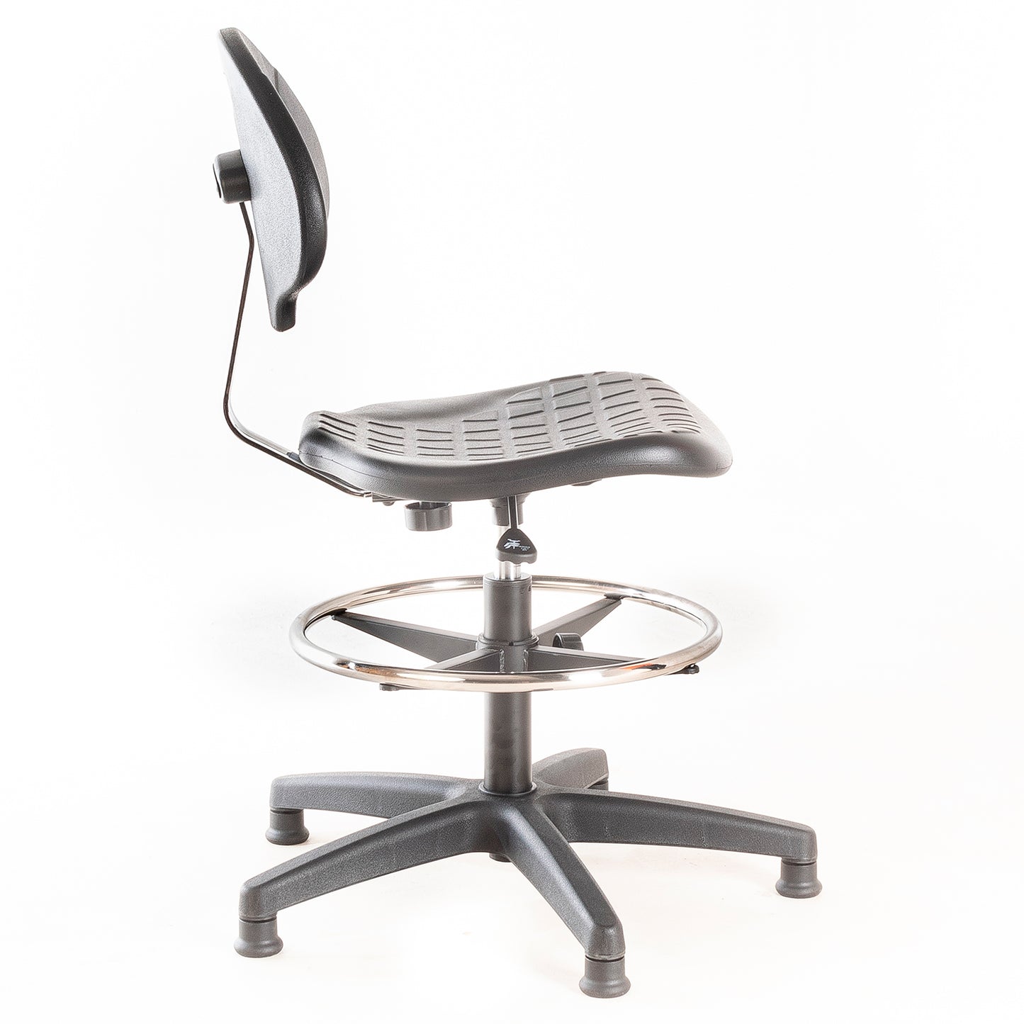 Silla de Laboratorio LAB-TULIP Aro Acero y Patines