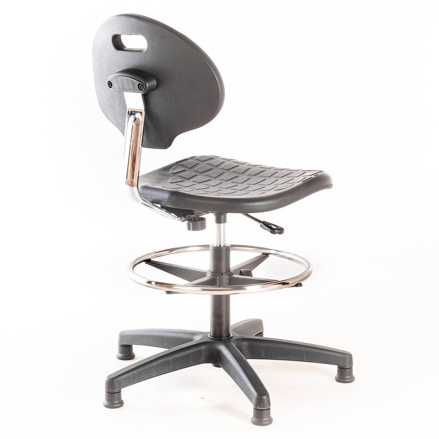 Silla de Laboratorio LAB-TULIP Aro Acero y Patines