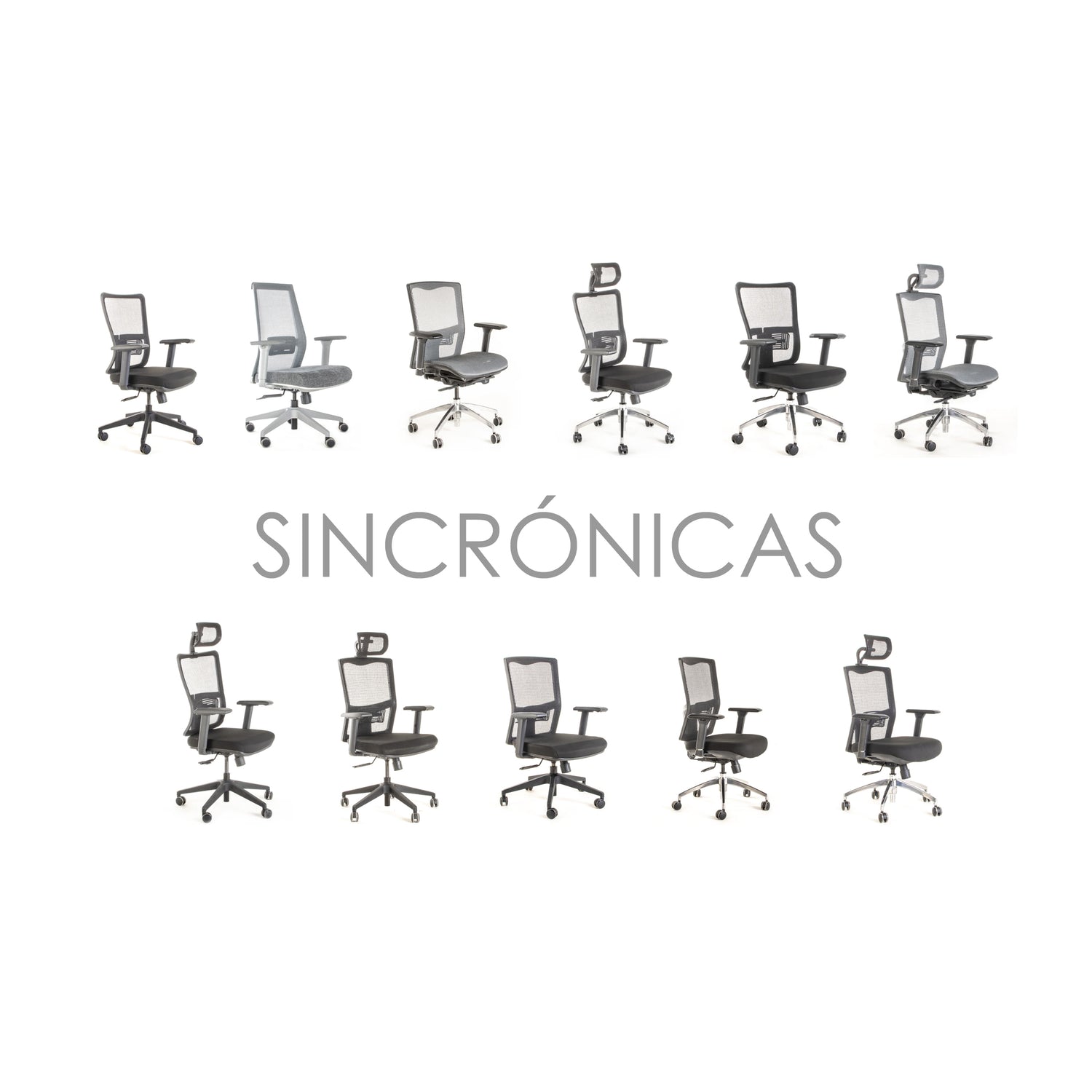 Todas las sillas con Mecanismo Sincrónico