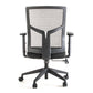 Silla operativa ergonómica con respaldo de malla BIT-2 Reclinable vista trasera.