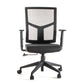 Silla operativa ergonómica con respaldo de malla BIT-2 Reclinable vista frente.