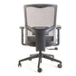 Silla ejecutiva ergonómica sincrónica con respaldo de malla y apoyo lumbar Maska-2 vista trasera