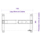 Set Estructura Standing Desk EAR para Escritorios Simples (dos motores)