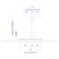 Set Estructura Standing Desk EAR para Escritorios Simples (dos motores)