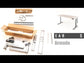 Set Estructura Standing Desk EAR para Escritorios Simples (dos motores)