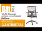 Silla operativa ergonómica reclinable con respaldo de malla BIT-2 con Apoyo Lumbar Regulable video características y uso.